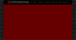 Desktop Screenshot of dpgaragedoorco.com